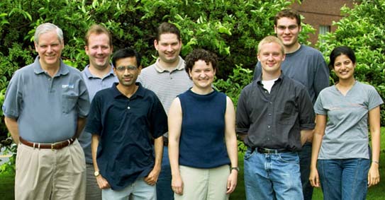 Fienup Research Group - Summer 2004 Left to Right: Jim Fienup, Sam Thurman, Brijesh Prithviraj, Greg Brady, Abbie Tippie (undergrad at Colorado State U.), Matt Bolcar, Nathan Clark, Sapna Shroff (not shown: Seung-Whan Bahk, Tom Zielinski) 