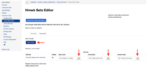WeBWorK HmwkSets Editor