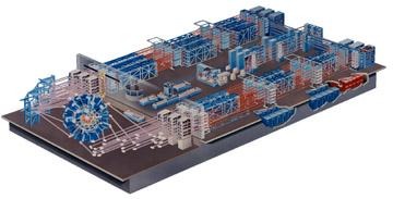 Fig.1 OMEGA laser system at LLE.